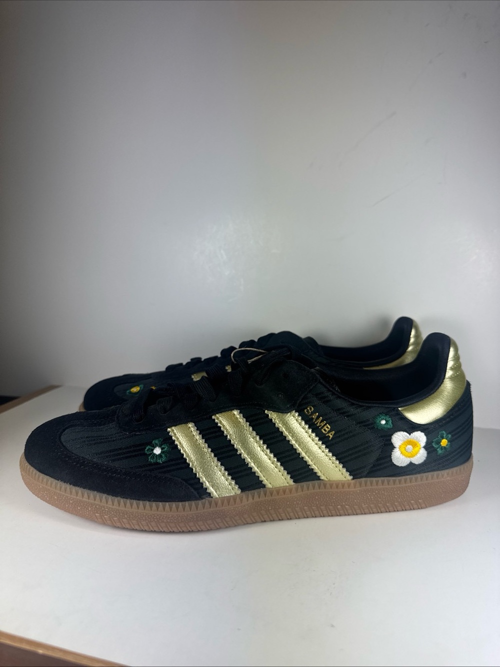 Adidas Samba OG x Liberty London Black Gold Floral Women’s Size 9.5 Sneakers